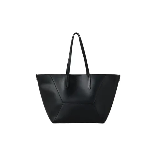Brunello Cucinelli Calfskin Tote Bag Shopping Bag Handbag Shoulder Bag Women's Black