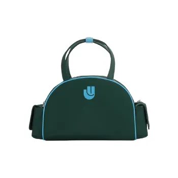 Art Traces Nylon Handbag Medium Size Women's Multicolor