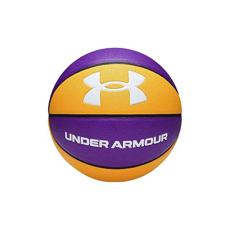 Under Armour PU Basketball Yellow Purple Size 7 Training Unisex-6