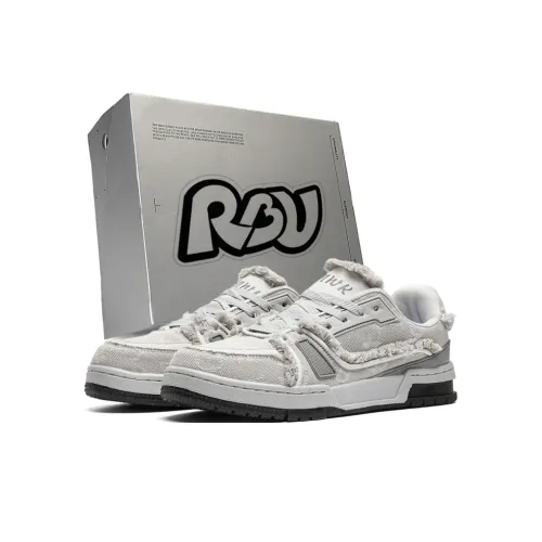 RBV Skateboard Shoes Unisex Low-Top Gray