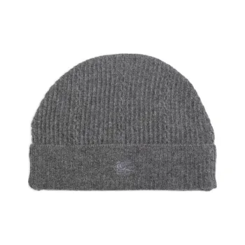 ETRO Logo Embroidered Knitted Beanie
