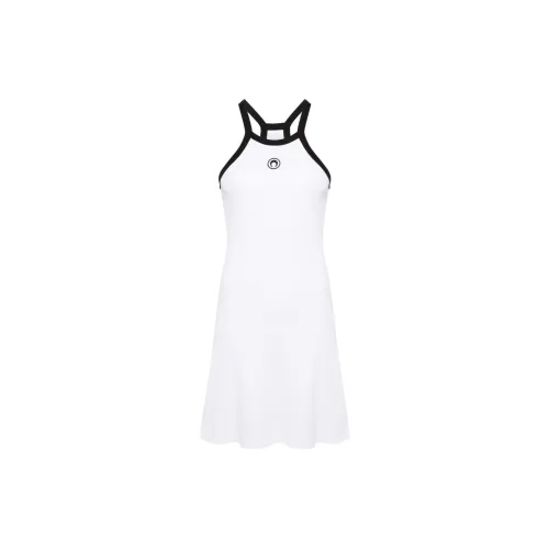 Marine Serre Slip Dresses Women's White