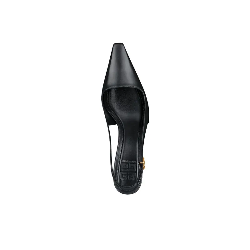 GIVENCHY G Cube Irregular Heel High Heels Women's Black-2