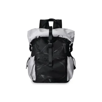 COEXISTENCE Polyester Water-Repellent Backpack Laptop Bags Regular Unisex Black