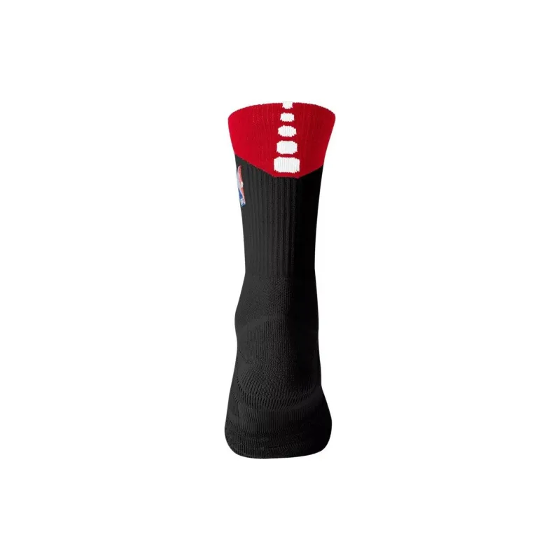 Nike Basketball Socks Men's 1 Pack Black Red-3