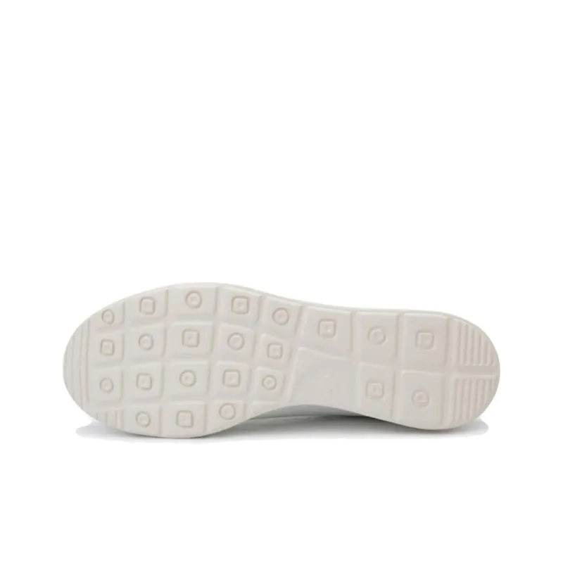 DESCENTE Crontempo Slip-Resistant Low-Top Running Shoes Unisex White Brown-5