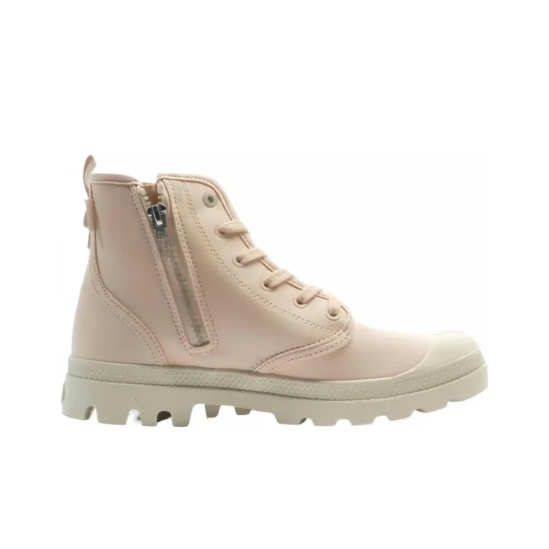 Palladium High-Top Canvas Shoes Unisex Pis Gold-1