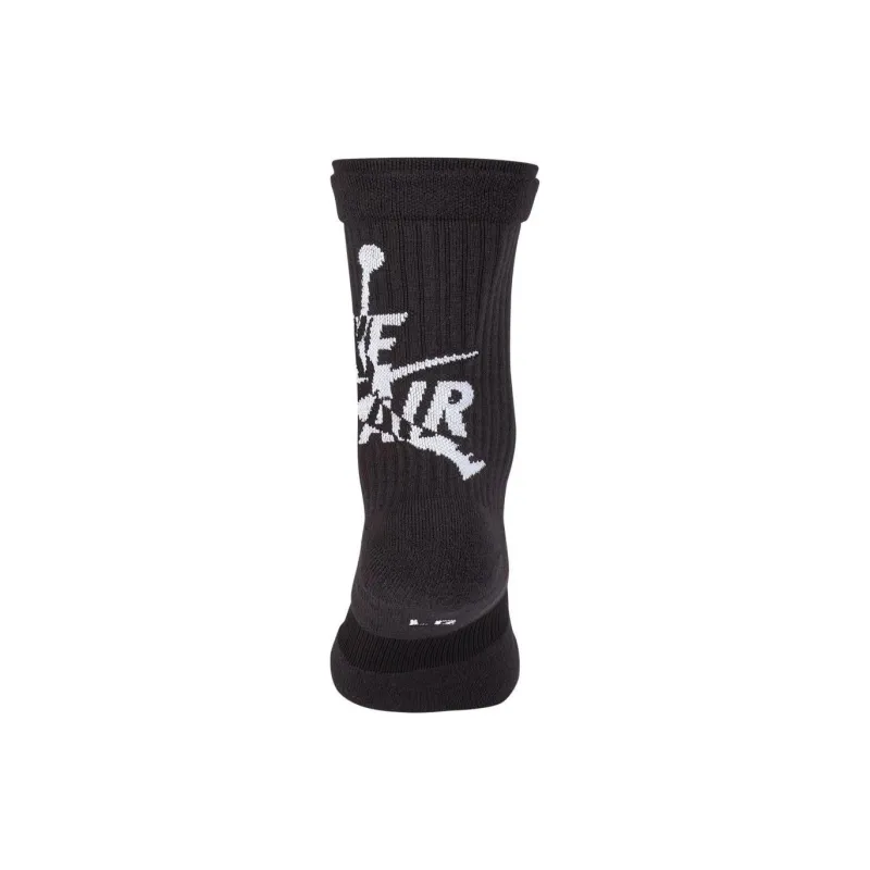Jordan Mid-Calf Socks Men's Men's 1 Pack Black-3