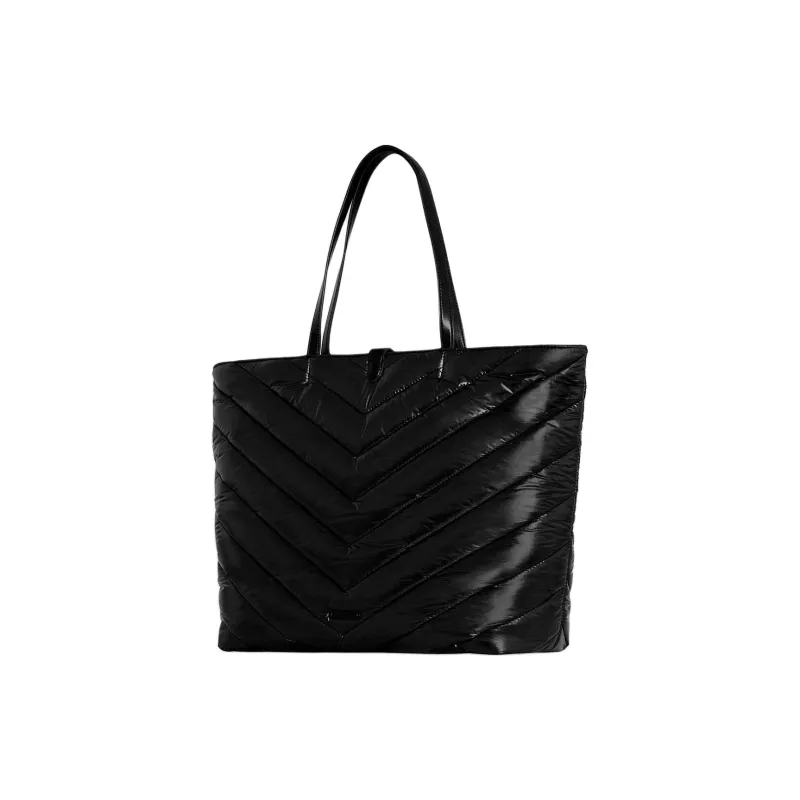REBECCA MINKOFF Nylon And Nappa PU Tote Bag Shopping Bag Handbag Large Size Women's Black-1