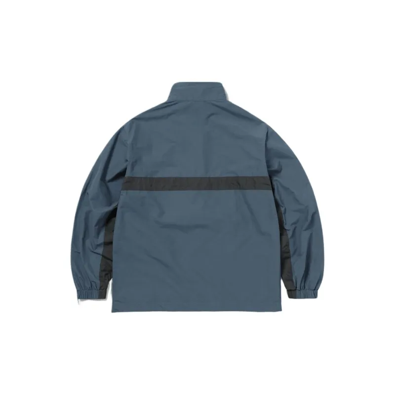 Thisisneverthat FW24 Half Zip Sports Pullover Sweatshirt Unisex Blue-1