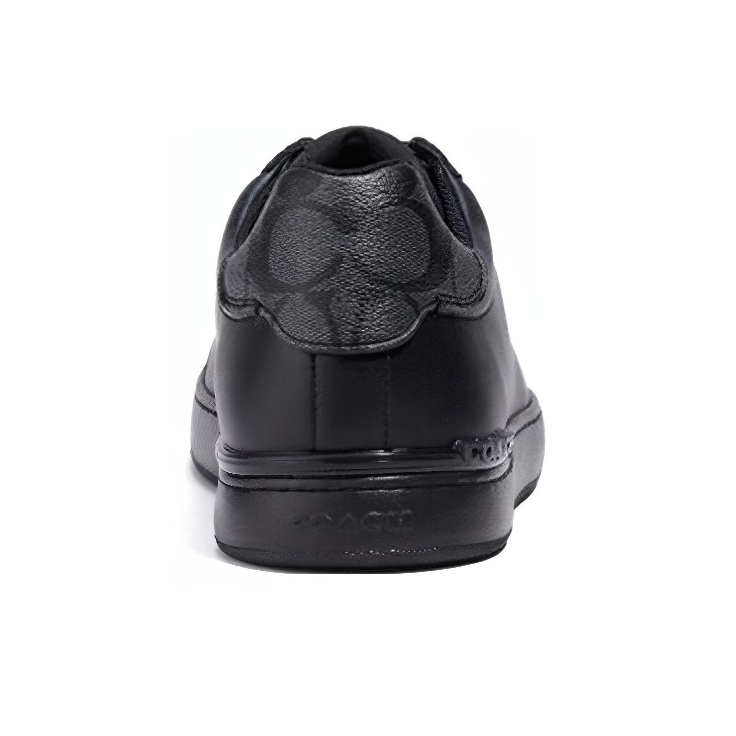 COACH Low-Top Stylish Skateboarding Shoes Men's Black - POIZON