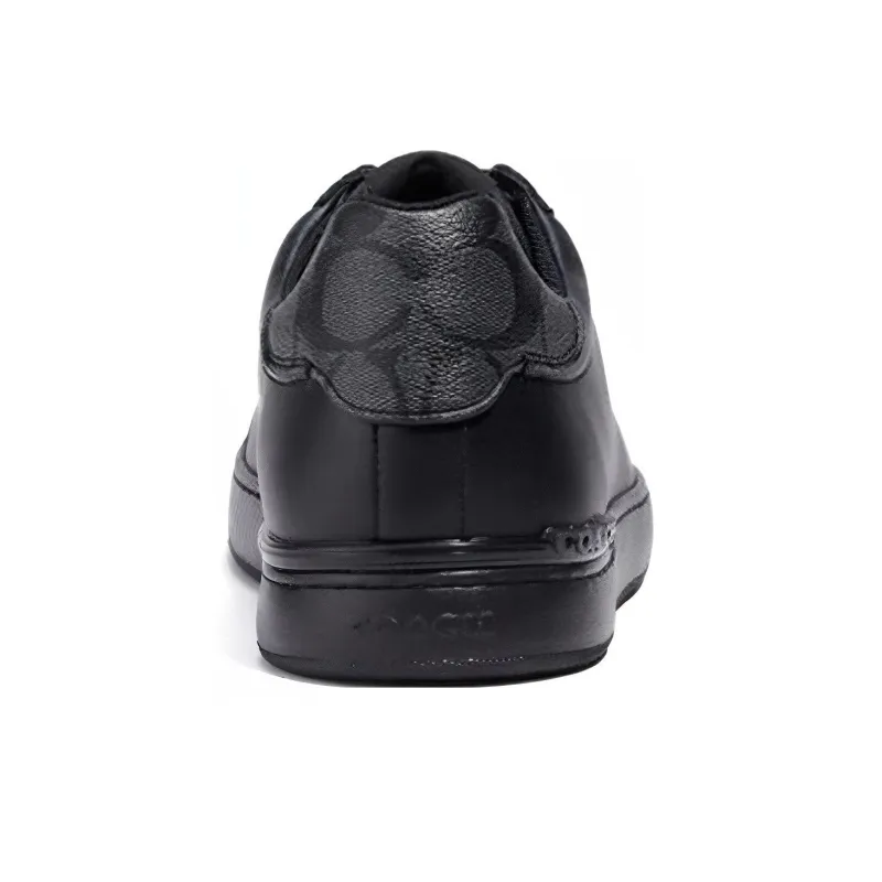COACH Low Top Stylish Skateboarding Shoes Men's Black-4