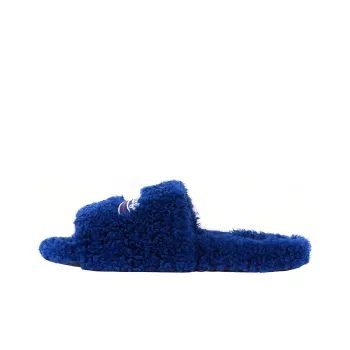 Balenciaga Furry Slide Blue