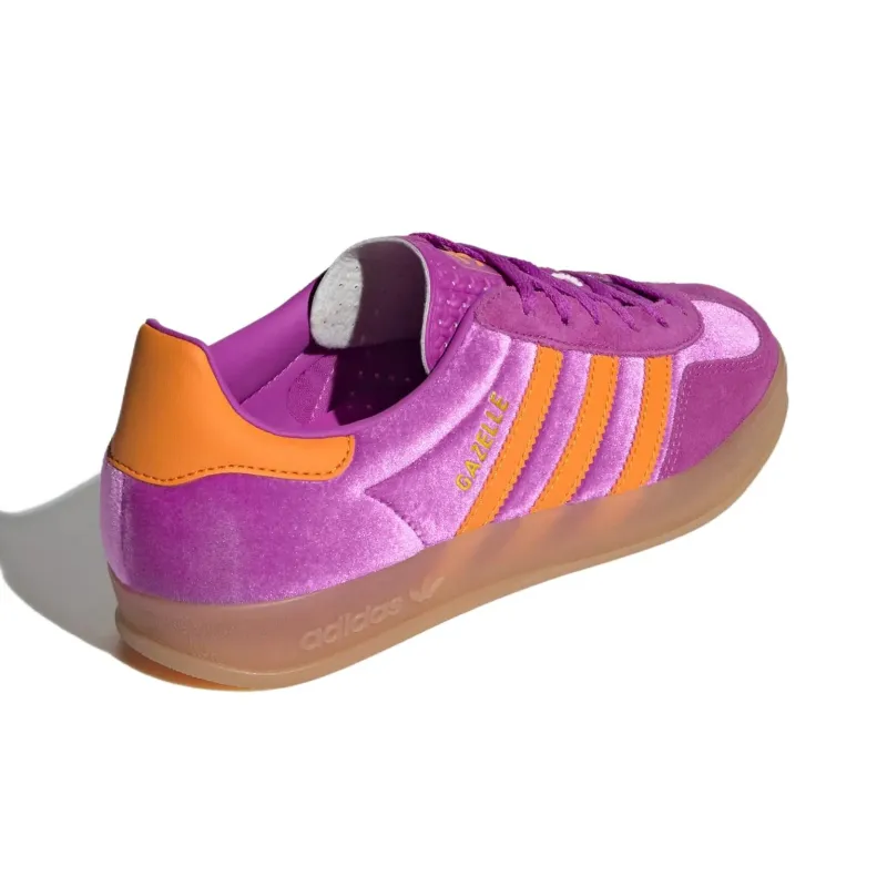 Adidas Gazelle Indoor Purple Burst Velvet Women's-3