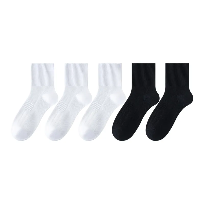 XXLLG Mid Calf Socks Men 5 Pack-7