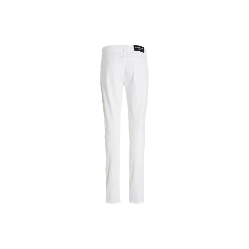 BALMAIN Jeans Men White-1