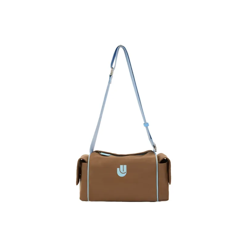 Art Traces Nylon New Year Shoulder Bag Medium Size Women's-0