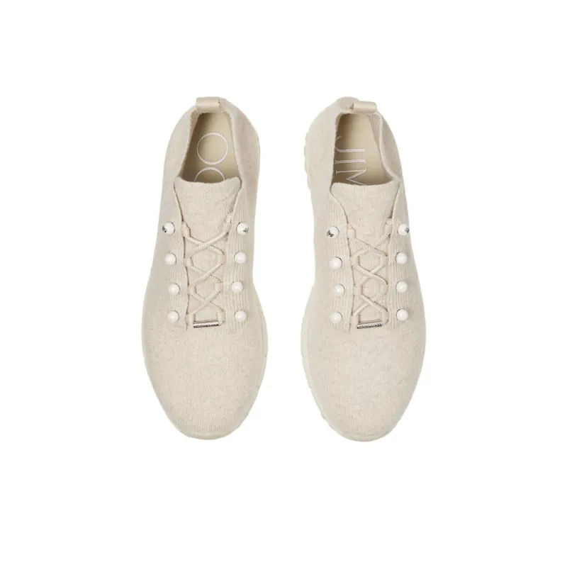 Jimmy Choo Veles Casual Shoes Women's Beige-4