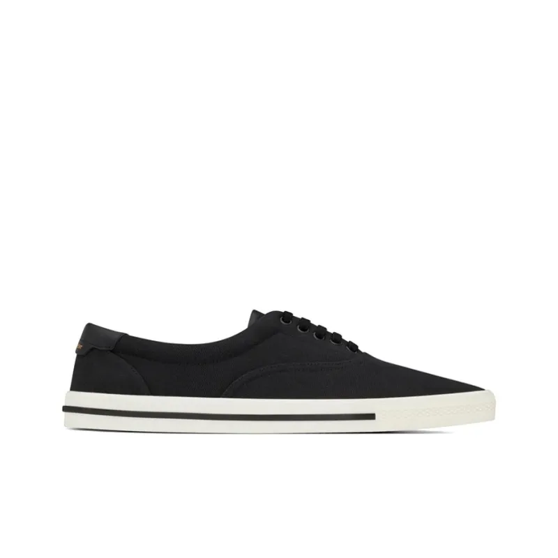 SAINT LAURENT Low Top Stylish Skateboarding Shoes Men's Black-1