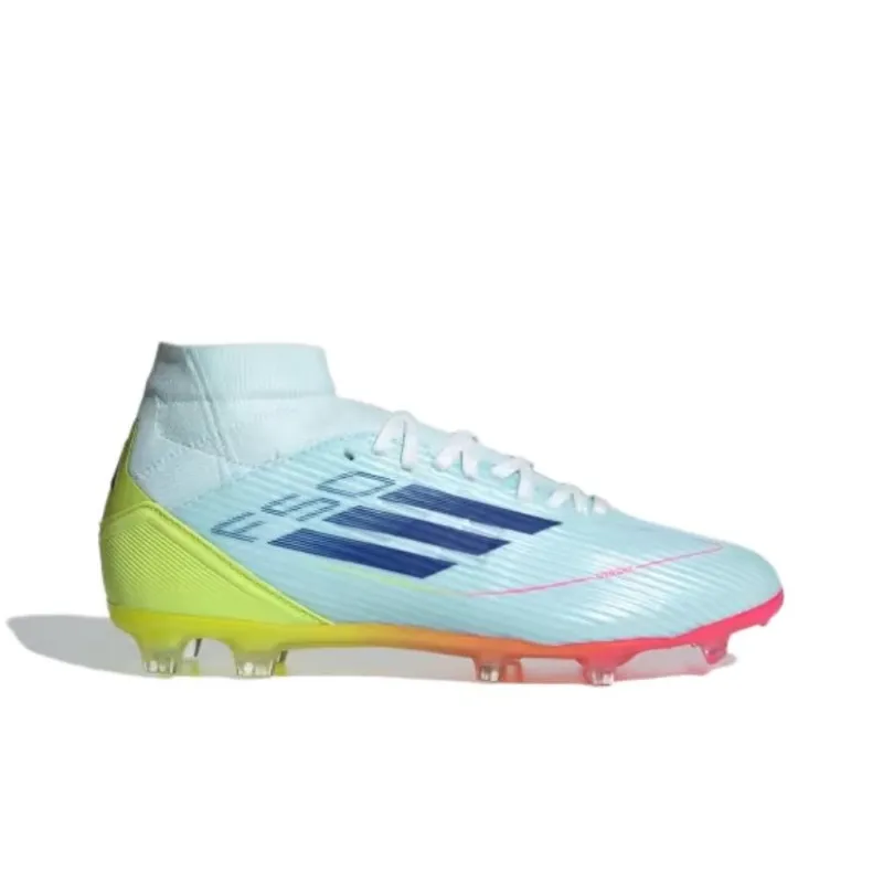 Adidas F50 Cushioning, Slip Resistant, And Abrasion Resistant Soccer Shoes Women's Blue-1