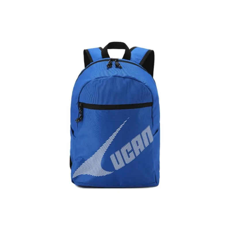 UCAN Polyester Pongee Backpack Regular Unisex Black/Flame Orange/Carolina Blue-8