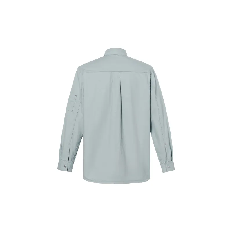 DIOR Logo Embroidered Collared Long Sleeved Shirt-1