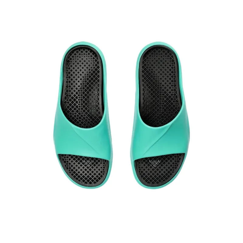 Asics Actibreeze Hybrid Slip Resistant Slide Slippers Unisex Green-3