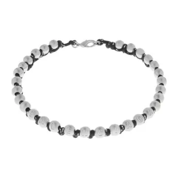 Balenciaga Brass Necklaces Men Silver