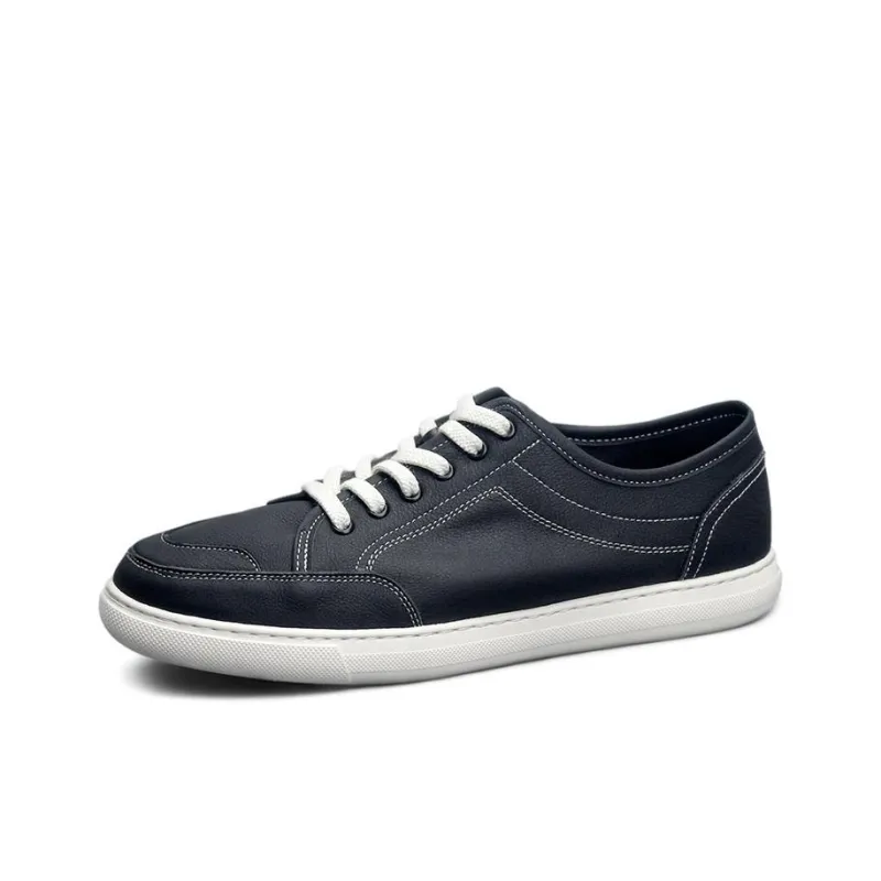 Devanro Small White Shoes Moisture Wicking Wear Resistant Breathable Slip Resistant Low Top Skateboard Shoes Men-4