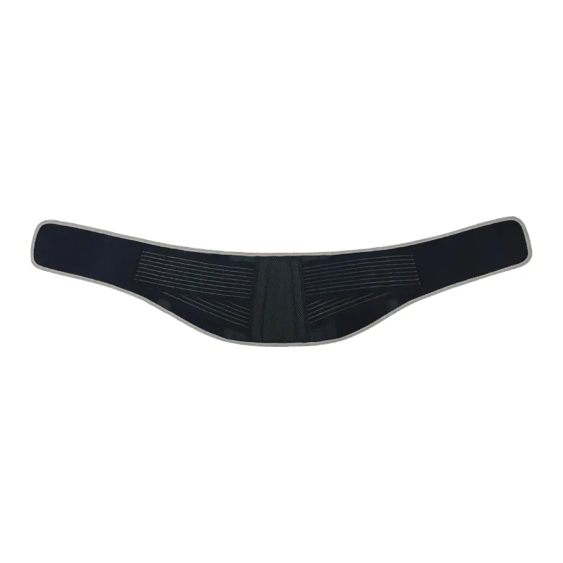 ZUILE Back Support Braces Basketball Breathable Protective Compression Slip Resistant Black Polyester Rubber Unisex-2