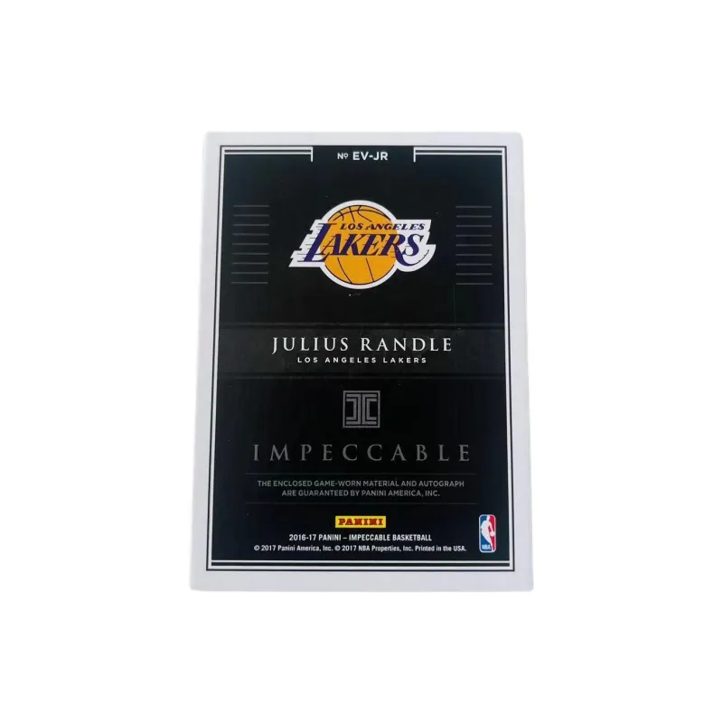 PANINI 16 17 Lakers Randle Little Gold Signature Jersey Julius Randle Basketball Card Product Access Sports Cards 1 Pc-1