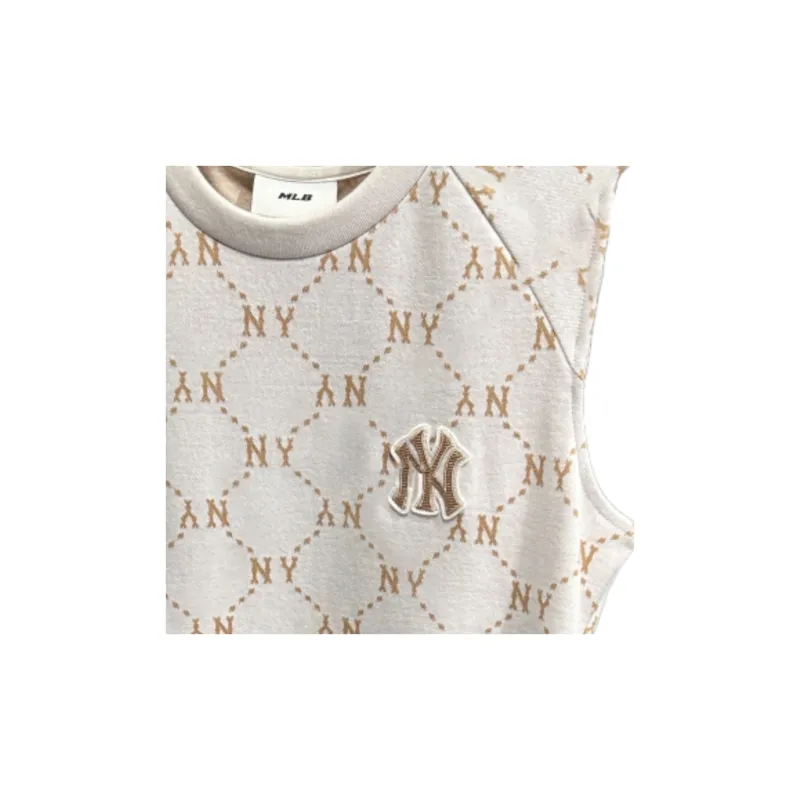 MLB Sleeveless Dress Women's Cream-1