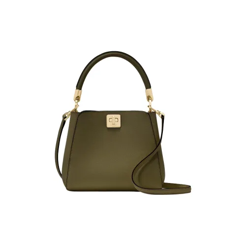 Kate Spade Grained Leather Shoulder Bag Crossbody Bag Handbag Women's Seaweed Green