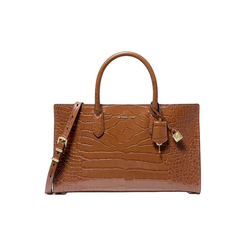MICHAEL KORS Leather Shoulder Bag Crossbody Bag Handbag Medium Size Women's Chestnut-0