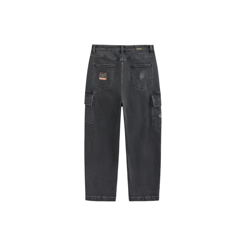 ONIARAI Jeans Men Denim Black Gray-1