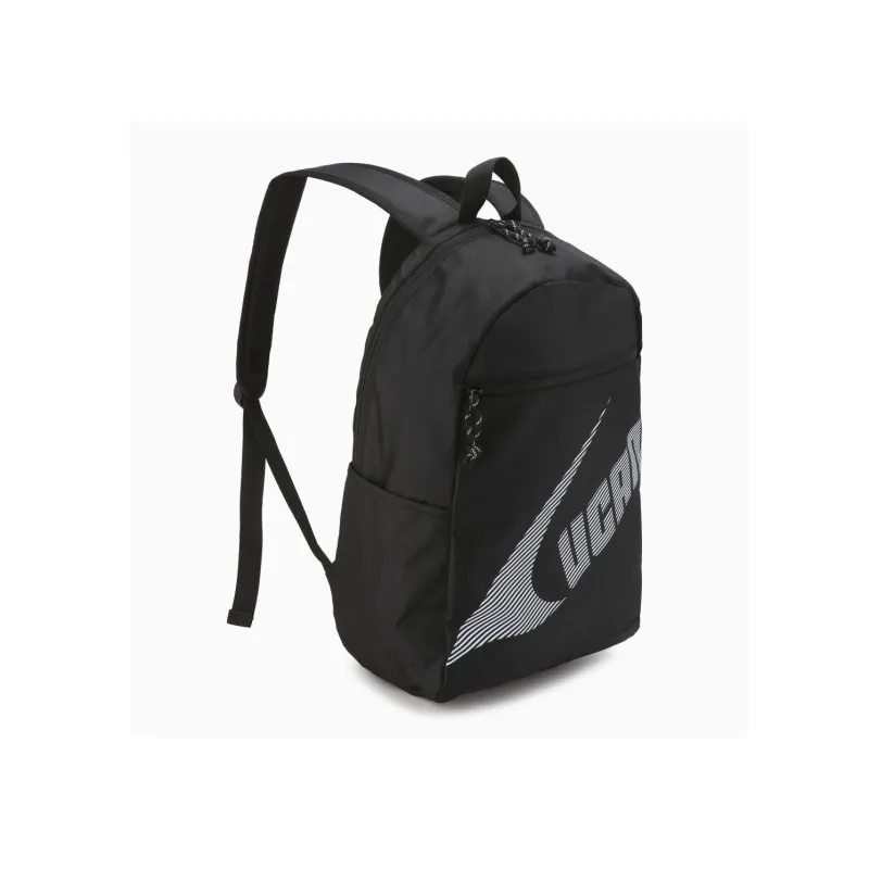 UCAN Polyester Pongee Backpack Regular Unisex Black/Flame Orange/Carolina Blue-1