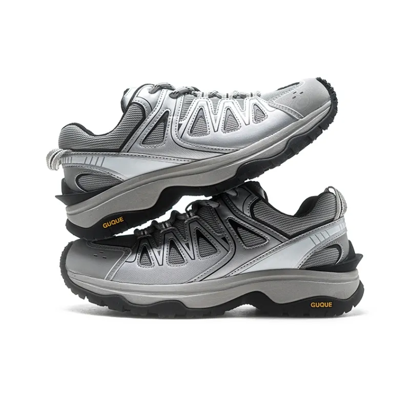 Ancient Finches Low-Top Trekking Shoes Unisex Gray-2