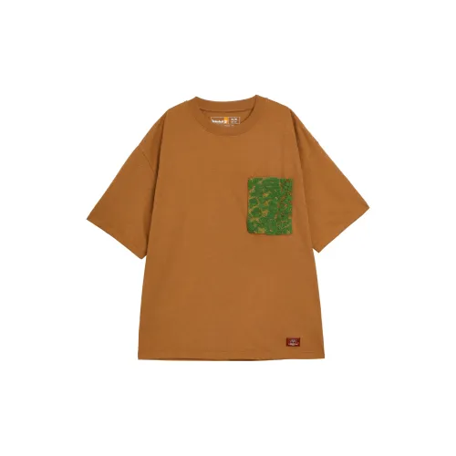 Timberland T-Shirts Unisex Medium Brown