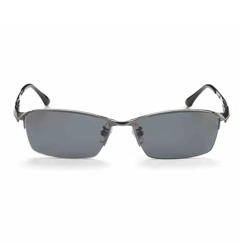 MORTON MUNCH Titanium Irregular Shape Sunglasses Men-1