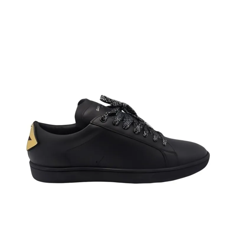 SAINT LAURENT Low Top Stylish Skateboarding Shoes Men's Black-1