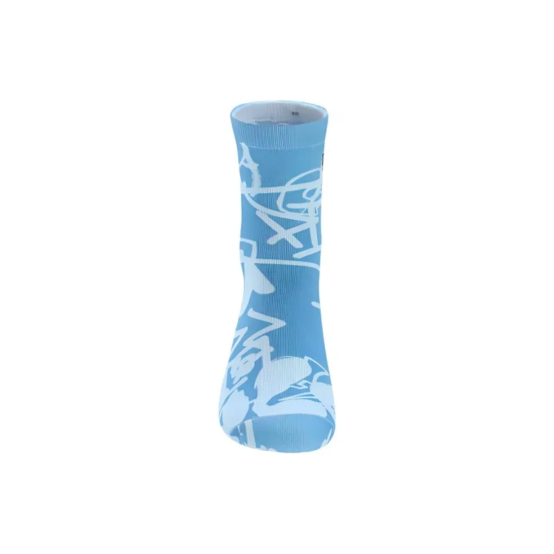 FILA Mid Calf Socks Unisex 1 Pack Gray Blue-1