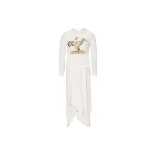 LOEWE Long-Sleeved Dresses Women's White