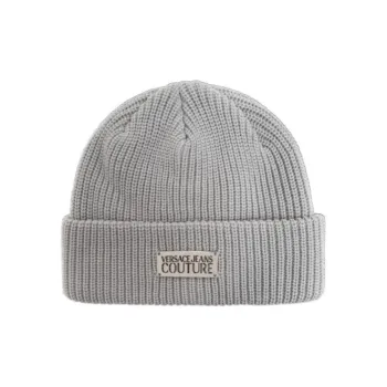 VERSACE JEANS Ribbed knit Beanie Hat