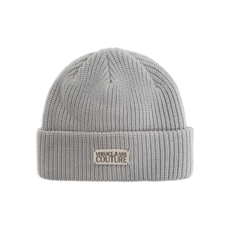 VERSACE JEANS Ribbed knit Beanie Hat-0