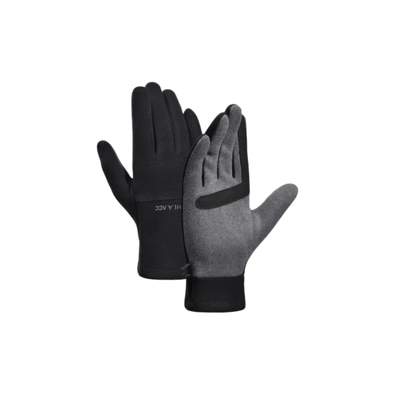 HLA Polyester Knit Gloves Women's-0