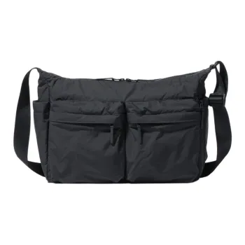 UNIQLO Polyamide Shoulder Bag, Crossbody Bag Unisex Black
