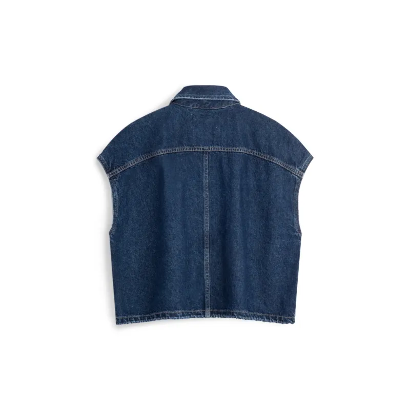 CALVIN KLEIN Shirt Women's Denim Dark Blue-1