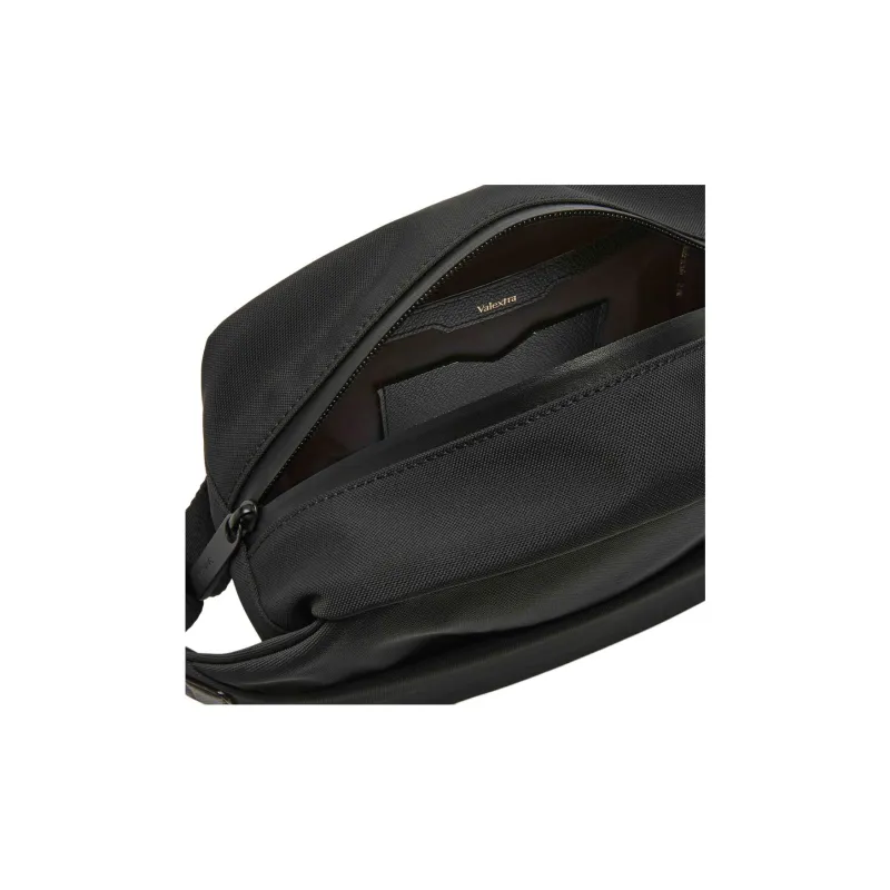 Valextra Recycled Nylon Fanny Pack Men Black-5