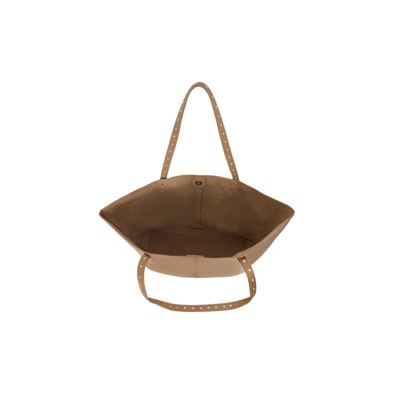 REBECCA MINKOFF Genuine Leather Tote Bag Shopping Bag Handbag Women's Brown-2