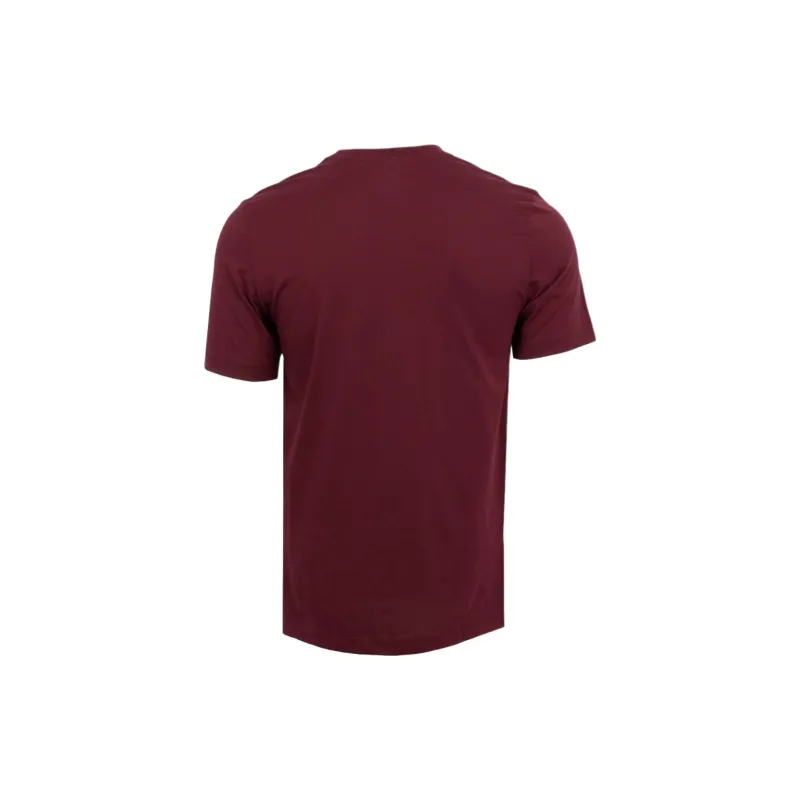Nike T Shirts Men Burgundy-1
